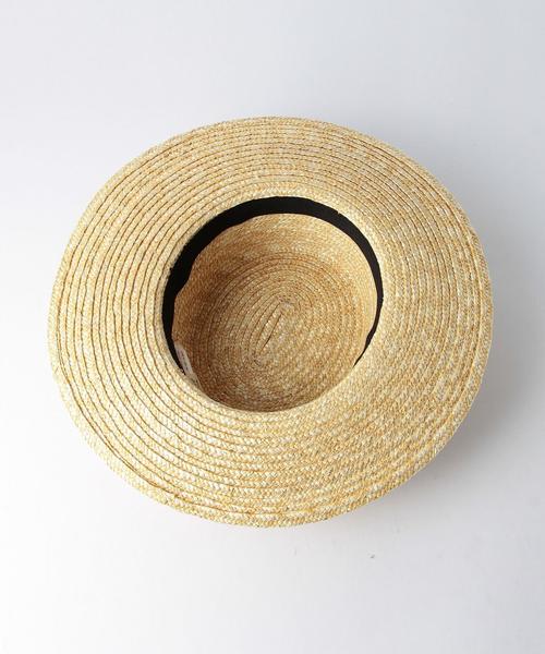 BEAUTY&YOUTH UNITED ARROWS（ビューティーアンドユースユナイテッドアローズ）の「＜FERRUCCIO VECCHI＞カンカンハット◆（ハット・レディース・ベージュ/ホワイト・FREE）」の8枚目の写真