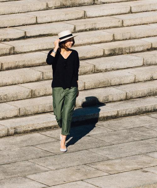 BEAUTY&YOUTH UNITED ARROWS（ビューティーアンドユースユナイテッドアローズ）の「＜FERRUCCIO VECCHI＞カンカンハット◆（ハット・レディース・ベージュ/ホワイト・FREE）」の9枚目の写真