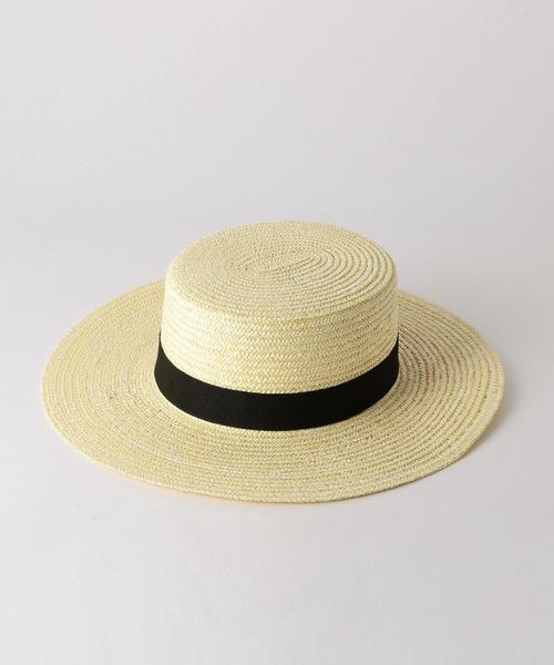 BEAUTY&YOUTH UNITED ARROWS（ビューティーアンドユースユナイテッドアローズ）の「＜FERRUCCIO VECCHI＞カンカンハット◆（ハット・レディース・ベージュ/ホワイト・FREE）」の10枚目の写真