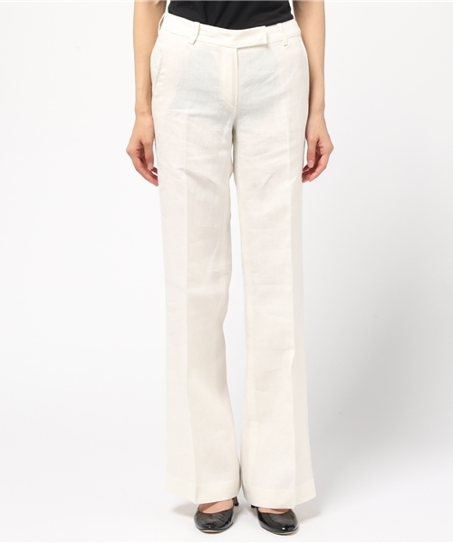 INCOTEX（インコテックス）の「INCOTEX ホワイトリネンパンツ◆（その他パンツ・レディース・ホワイト・38/40）」の2枚目の写真