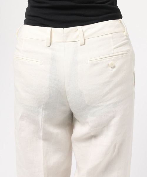 INCOTEX（インコテックス）の「INCOTEX ホワイトリネンパンツ◆（その他パンツ・レディース・ホワイト・38/40）」の6枚目の写真