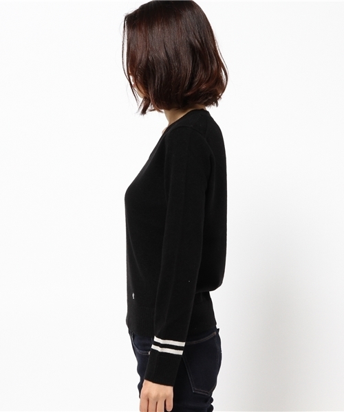 LOVELESS(ラブレス)の「【LOVELESS】WOMENS カシミヤVネックニット(ニット/セーター・レディース・グレー/ブラック/ピンク・34/36)」の7枚目の写真