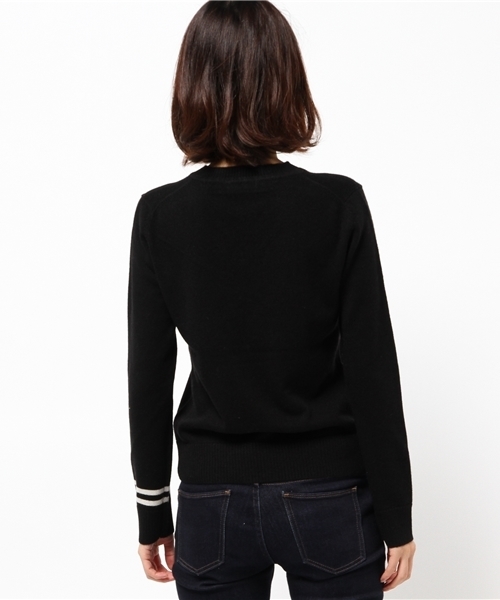 LOVELESS(ラブレス)の「【LOVELESS】WOMENS カシミヤVネックニット(ニット/セーター・レディース・グレー/ブラック/ピンク・34/36)」の8枚目の写真