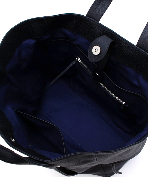 GALLERIANT（ガレリアント）の「GALLERIANT レザートートバッグ（トートバッグ・メンズ・ブラック/ネイビー・FREE）」の6枚目の写真