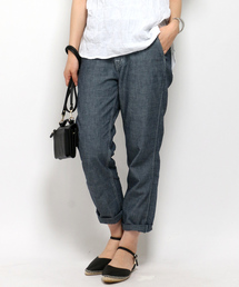 LBC | コットンシャンブレー無地トラウザーパンツ(その他パンツ)