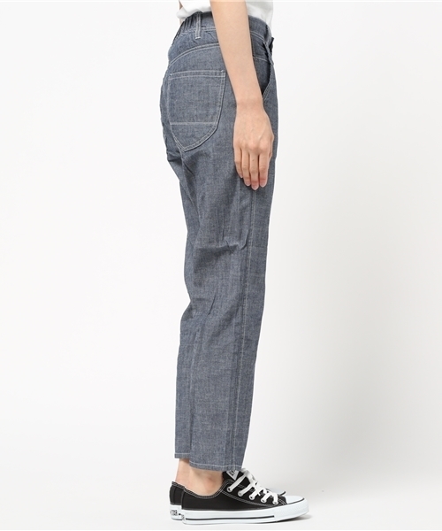 LBC（エルビーシー）の「コットンシャンブレー無地トラウザーパンツ（その他パンツ・レディース・ブルー/ネイビー・MEDIUM/SMALL/LARGE）」の7枚目の写真