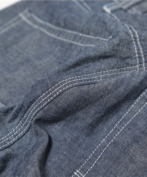 LBC（エルビーシー）の「コットンシャンブレー無地トラウザーパンツ（その他パンツ・レディース・ブルー/ネイビー・MEDIUM/SMALL/LARGE）」の14枚目の写真