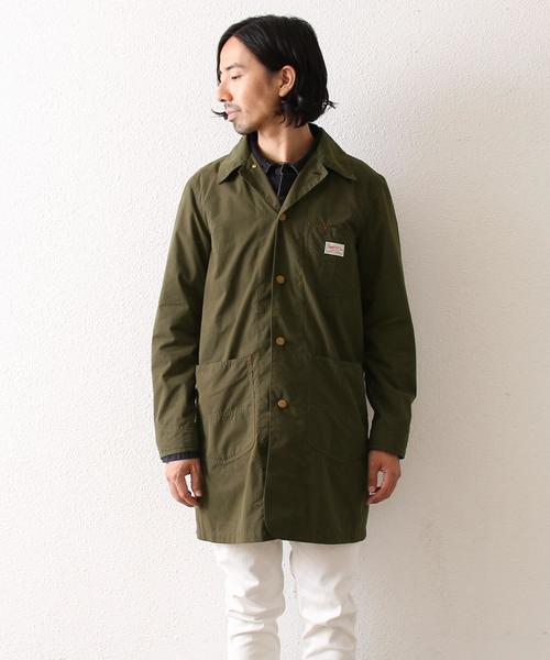 coen（コーエン）の「SMITH別注NC起毛ショップコート（その他アウター・メンズ・オリーブ・LARGE/X-LARGE/MEDIUM/SMALL）」の14枚目の写真