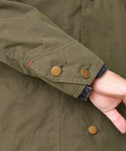 coen（コーエン）の「SMITH別注NC起毛ショップコート（その他アウター・メンズ・オリーブ・LARGE/X-LARGE/MEDIUM/SMALL）」の12枚目の写真