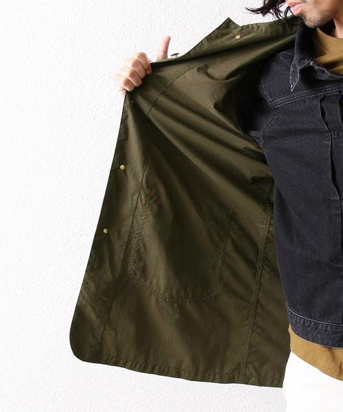 coen（コーエン）の「SMITH別注NC起毛ショップコート（その他アウター・メンズ・オリーブ・LARGE/X-LARGE/MEDIUM/SMALL）」の6枚目の写真