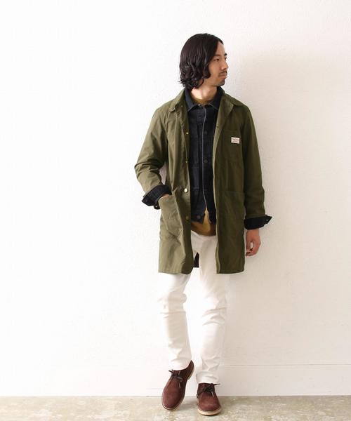 coen（コーエン）の「SMITH別注NC起毛ショップコート（その他アウター・メンズ・オリーブ・LARGE/X-LARGE/MEDIUM/SMALL）」の7枚目の写真