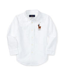POLO RALPH LAUREN CHILDRENSWEAR | ロングスリーブ オックスフォード ラグビーシャツ(シャツ/ブラウス)