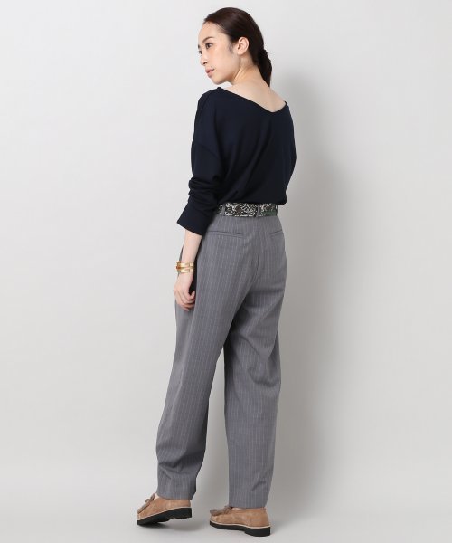 Spick & Span(スピックアンドスパン)の「#2way ウシロVアキ カットプルオーバー◆(Tシャツ/カットソー・レディース・グレー/ホワイト/ネイビー・FREE)」の8枚目の写真