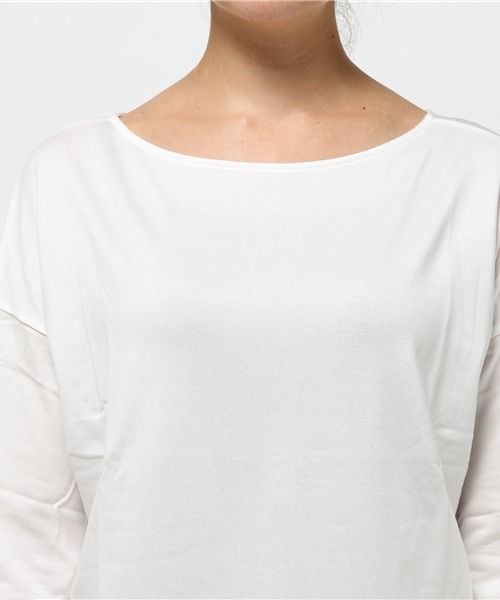 Spick & Span(スピックアンドスパン)の「#2way ウシロVアキ カットプルオーバー◆(Tシャツ/カットソー・レディース・グレー/ホワイト/ネイビー・FREE)」の7枚目の写真