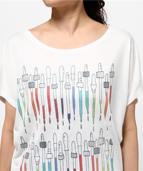 rovtski（ロフトスキー）の「31 S/S TEE ピペット    （Tシャツ/カットソー・レディース・ホワイト・FREE）」の5枚目の写真