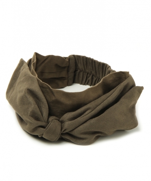 GLOBAL WORK（グローバルワーク）の「3WAYリボンターバン/747553（ヘアバンド・レディース・カーキ/ブラック/ベージュ・FREE）」の3枚目の写真