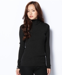 BEAMS LIGHTS Women's | BEAMS LIGHTS / リブタートルネック プルオーバー(ニット/セーター)
