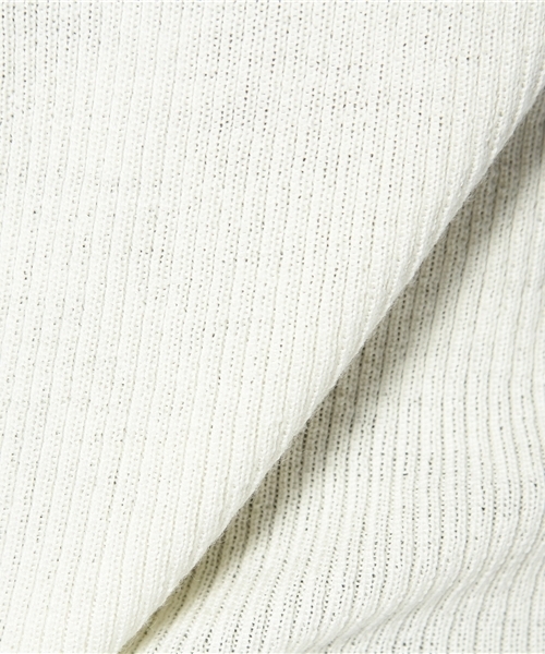 BEAMS LIGHTS Women's（ビームスライツ ウィメンズ）の「BEAMS LIGHTS / リブタートルネック プルオーバー（ニット/セーター・レディース・オフホワイト/グレー/ブラック・ONE SIZE）」の8枚目の写真