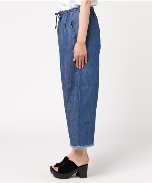 LBC（エルビーシー）の「6.75ozデニムイージーパンツ               （デニムパンツ・レディース・ネイビー/ブルー・LARGE/MEDIUM）」の7枚目の写真