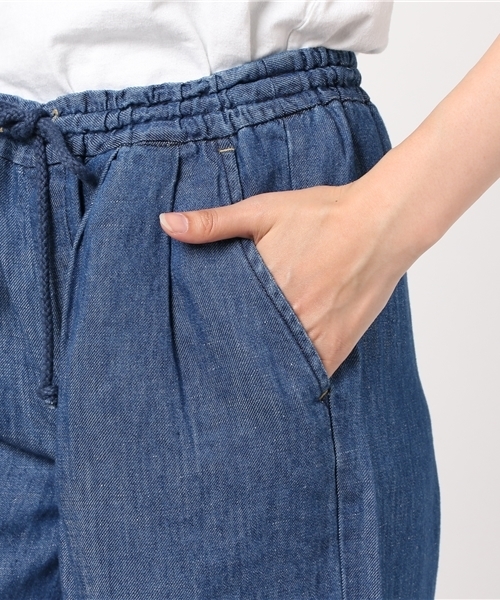 LBC（エルビーシー）の「6.75ozデニムイージーパンツ               （デニムパンツ・レディース・ネイビー/ブルー・LARGE/MEDIUM）」の3枚目の写真