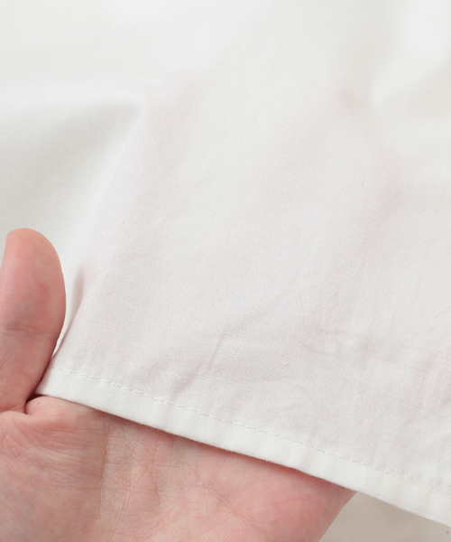 titivate（ティティベイト）の「ﾌﾞﾛｰﾄﾞﾘﾎﾞﾝﾌﾚｱｽﾘｰﾌﾞﾌﾞﾗｳｽ（シャツ/ブラウス・レディース・ブラック/ホワイト/キャメル/レッド・M）」の19枚目の写真