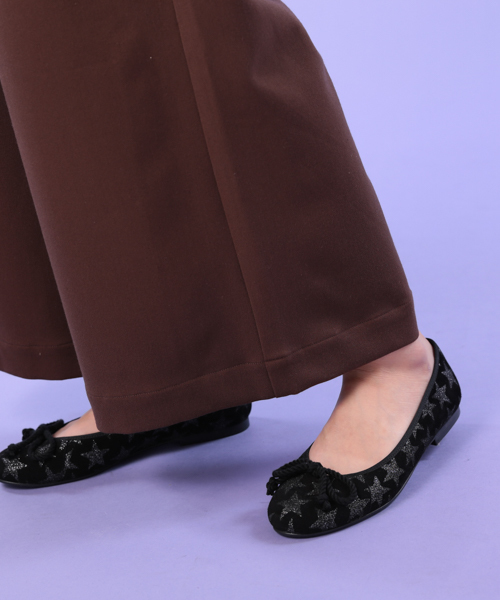 Omekashi(オメカシ)の「ハイウエストワイドパンツ(その他パンツ・レディース・ブラック/チャコールグレー/ブラウン/キャメル・FREE)」の12枚目の写真