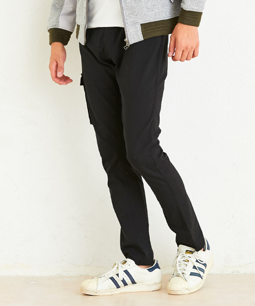 KRIFF MAYER(クリフメイヤー)の「ストレッチツイルスリムカーゴパンツ(カーゴパンツ・メンズ・ベージュ/カーキ/ダークネイビー/ブラック/サンドベージュ・SMALL/LARGE/MEDIUM/X-LARGE)」の2枚目の写真