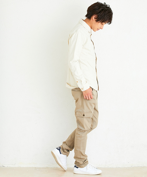 クリフメイヤー[公式] ストレッチツイルスリムカーゴパンツ MENS