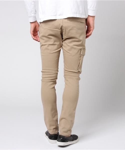 KRIFF MAYER(クリフメイヤー)の「ストレッチツイルスリムカーゴパンツ(カーゴパンツ・メンズ・ベージュ/カーキ/ダークネイビー/ブラック/サンドベージュ・SMALL/LARGE/MEDIUM/X-LARGE)」の7枚目の写真