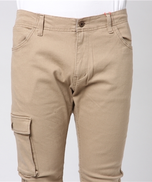 KRIFF MAYER(クリフメイヤー)の「ストレッチツイルスリムカーゴパンツ(カーゴパンツ・メンズ・ベージュ/カーキ/ダークネイビー/ブラック/サンドベージュ・SMALL/LARGE/MEDIUM/X-LARGE)」の9枚目の写真