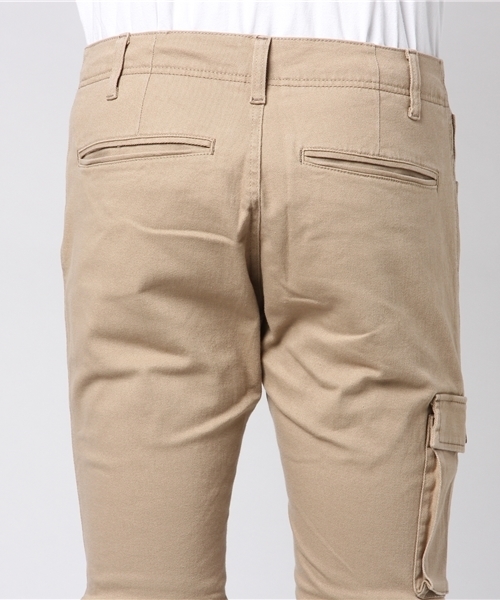 KRIFF MAYER(クリフメイヤー)の「ストレッチツイルスリムカーゴパンツ(カーゴパンツ・メンズ・ベージュ/カーキ/ダークネイビー/ブラック/サンドベージュ・SMALL/LARGE/MEDIUM/X-LARGE)」の10枚目の写真