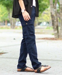 ストレッチツイルスリムカーゴパンツ