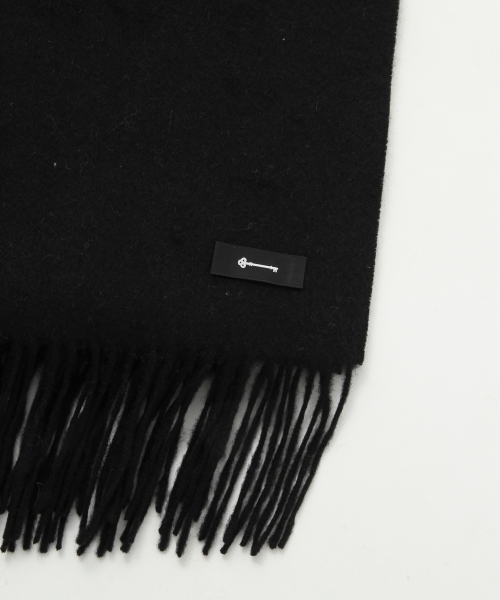 A part by(アパートバイ)の「カシミヤウールストール 763213 (ストール/ショール・レディース・ナチュラル/チャコールグレー/ブラック/ライトブルー/ライトパープル/オレンジ/ベージュ/ライトグレー・FREE)」の10枚目の写真