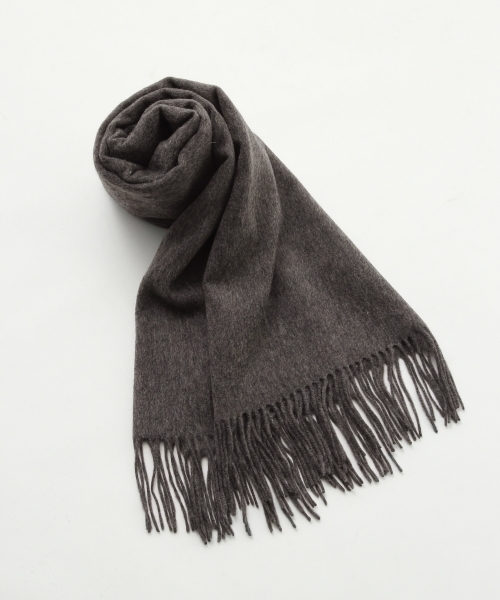 A part by(アパートバイ)の「カシミヤウールストール 763213 (ストール/ショール・レディース・ナチュラル/チャコールグレー/ブラック/ライトブルー/ライトパープル/オレンジ/ベージュ/ライトグレー・FREE)」の15枚目の写真