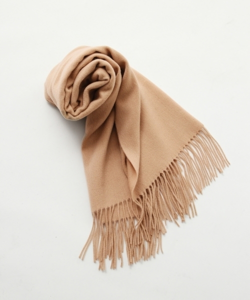 A part by(アパートバイ)の「カシミヤウールストール 763213 (ストール/ショール・レディース・ナチュラル/チャコールグレー/ブラック/ライトブルー/ライトパープル/オレンジ/ベージュ/ライトグレー・FREE)」の17枚目の写真