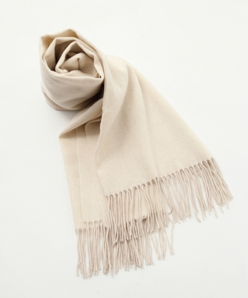 A part by(アパートバイ)の「カシミヤウールストール 763213 (ストール/ショール・レディース・ナチュラル/チャコールグレー/ブラック/ライトブルー/ライトパープル/オレンジ/ベージュ/ライトグレー・FREE)」の18枚目の写真