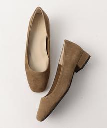 BEAUTY&YOUTH UNITED ARROWS | BY スエードスクエアフラットパンプス3.0(パンプス)