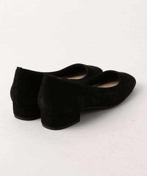 BEAUTY&YOUTH UNITED ARROWS（ビューティーアンドユースユナイテッドアローズ）の「BY スエードスクエアフラットパンプス3.0 ◆（パンプス・レディース・ピンク/ブラック/モカ/オリーブ/ダークグレー/ワインレッド・35h/37/36/38/36h/37h）」の10枚目の写真