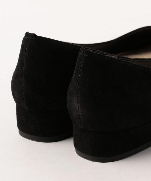 BEAUTY&YOUTH UNITED ARROWS（ビューティーアンドユースユナイテッドアローズ）の「BY スエードスクエアフラットパンプス3.0 ◆（パンプス・レディース・ピンク/ブラック/モカ/オリーブ/ダークグレー/ワインレッド・35h/37/36/38/36h/37h）」の12枚目の写真