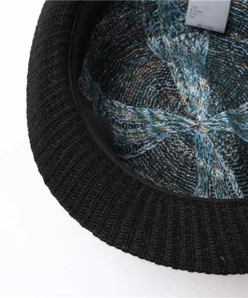 チャイハネ(チャイハネ)の「【チャイハネ】ケーブルニット中折れハット(ハット・レディース・オレンジ/ブルー/グリーン・FREE)」の6枚目の写真