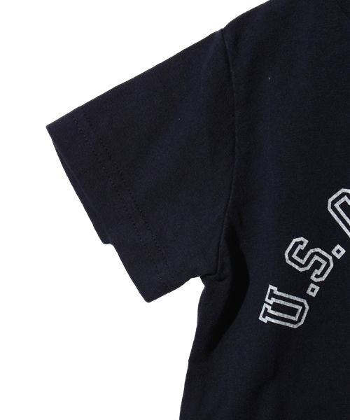 coen（コーエン）の「【KIDS】PARKIES(パーキーズ）  プリントTシャツ（Tシャツ/カットソー・キッズ・オフホワイト/ネイビー・MEDIUM/LARGE/X-LARGE/XX-LARGE）」の5枚目の写真