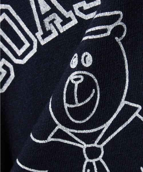 coen（コーエン）の「【KIDS】PARKIES(パーキーズ）  プリントTシャツ（Tシャツ/カットソー・キッズ・オフホワイト/ネイビー・MEDIUM/LARGE/X-LARGE/XX-LARGE）」の7枚目の写真