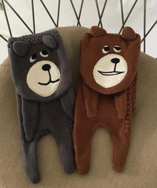 coen（コーエン）の「【coen キッズ / ジュニア】くまフラー（マフラー