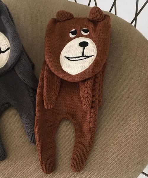 coen（コーエン）の「【coen キッズ / ジュニア】くまフラー（マフラー