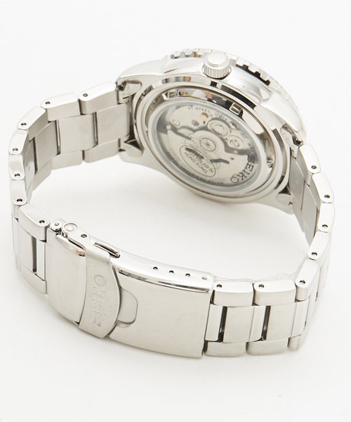 SEIKO(セイコー)の「SEIKO セイコー SEIKO5 自動巻き メタルバンド SNZH53K 155K 157K(アナログ腕時計・メンズ・ブラック×シルバー/ブラック×ゴールド/シルバー×ブルー・FREE)」の8枚目の写真