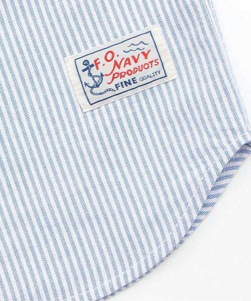 BREEZE（ブリーズ）の「ネット限定バンドカラーシャツ（シャツ/ブラウス・キッズ・ストライプ/カーキ/オフホワイト・120/110/90/140/100/130/80/95）」の13枚目の写真