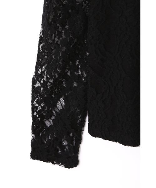 FREE'S MART(フリーズマート)の「起毛レースパワショルハイネックブラウス(シャツ/ブラウス・レディース・ホワイト/ブルー/ブラック・FREE)」の9枚目の写真