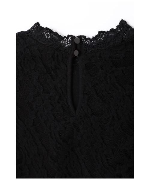 FREE'S MART(フリーズマート)の「起毛レースパワショルハイネックブラウス(シャツ/ブラウス・レディース・ホワイト/ブルー/ブラック・FREE)」の8枚目の写真