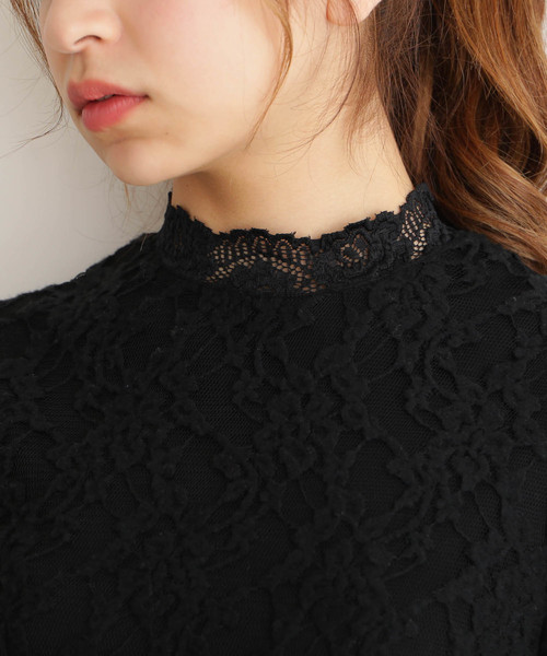 FREE'S MART(フリーズマート)の「起毛レースパワショルハイネックブラウス(シャツ/ブラウス・レディース・ホワイト/ブルー/ブラック・FREE)」の18枚目の写真