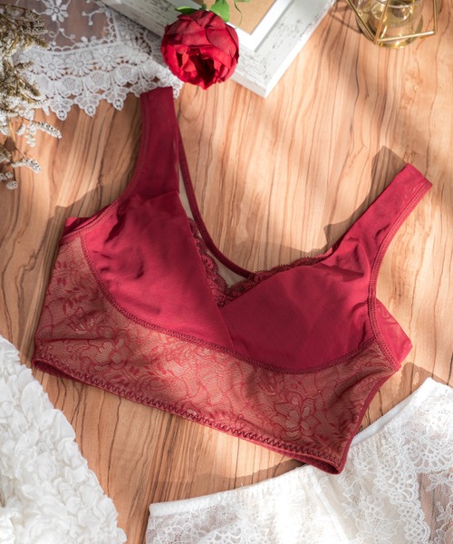 HEAVEN Japan（ヘヴンジャパン）の「夜寄るブラ(ナイトブラ)　ノンワイヤーブラジャー（ナイトブラ・レディース・ピンク/レモンイエロー/ブラック/レッド/ターコイズブルー/ベージュ系その他/パープル/ブルー/チェリーピンク/エメラルド/ワインレッド/ライトグレー系1/ピンク系/ライトグリーン/ローズ/バーガンディー/ライトブルー/ベージュ/ライトパープル/ブラウン・S/L/M/LL/3L/XS/SG/MG/LG/LLG/3LG/SGG/LGG/4LG/LLGG/MGG/4L）」の19枚目の写真